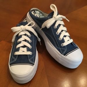 Keds Women Ventura Denim Mule Shoes, size 10M, NEW